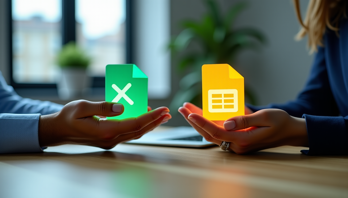 Excel ou Google Sheets : lequel choisir en entreprise